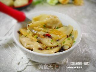 辣白菜紫虾馄饨的做法步骤：11