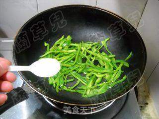 香菇榨菜肉丝的做法步骤:5