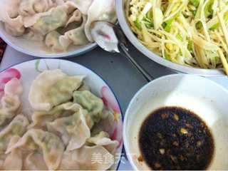 黄瓜虾仁饺的做法步骤:6