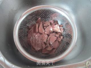 泡菜鸭血的做法步骤:4