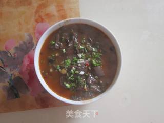 泡菜鸭血的做法步骤:10