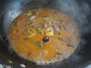 泡菜鸭血的做法步骤:9
