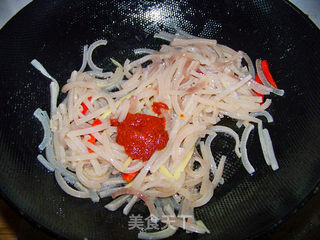 心蓝手制私房菜【绝味胶原丝儿】——美容美味两不误,零食正菜两相宜的做法步骤:7