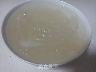 杞子冰糖炖燕窝的做法步骤:3