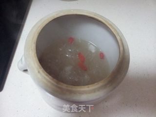 杞子冰糖炖燕窝的做法步骤:6