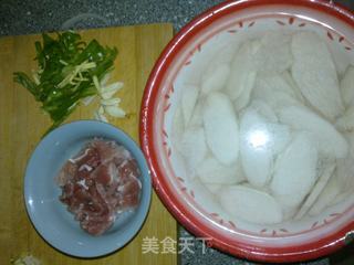 肉炒山药的做法步骤：2