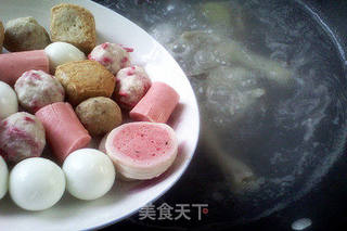 家庭版麻辣烫——骨汤杂菜的做法步骤:11