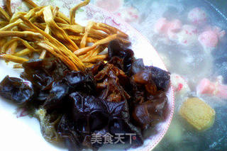 家庭版麻辣烫——骨汤杂菜的做法步骤:12
