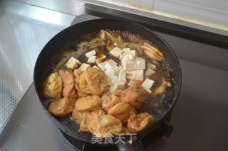 无肉也欢之，混搭的【混烧豆腐】的做法步骤：6