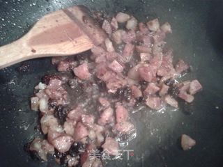 风味腊肠炒饭的做法步骤:5