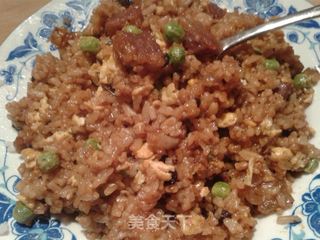 风味腊肠炒饭的做法步骤:10