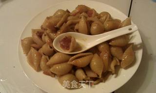 番茄牛肉炒意大利贝壳粉的做法步骤:7