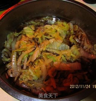 简易砂锅酸菜白肉的做法的做法步骤:6