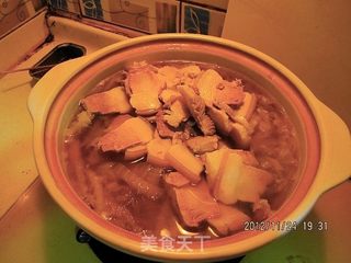 简易砂锅酸菜白肉的做法的做法步骤:7