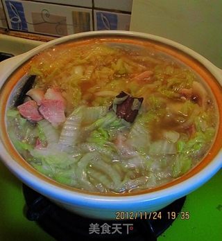 简易砂锅酸菜白肉的做法的做法步骤:8