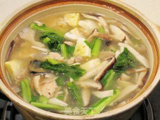 【史云生原汁上汤试用报告】上汤春菜的做法步骤:13