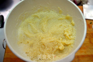 豆浆新喝,油条新吃-【油条豆浆饼】的做法步骤:4