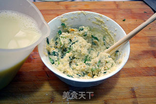 豆浆新喝,油条新吃-【油条豆浆饼】的做法步骤:6