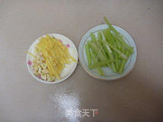 子姜鸡丝的做法步骤:3