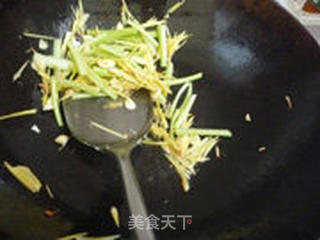 子姜鸡丝的做法步骤:7