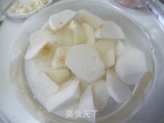 迎接冬天-----新淮山豆浆煲的做法步骤：4