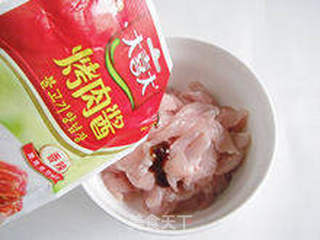 【炸醋肉片】--- 煮汤煮面的百搭配料的做法步骤:2