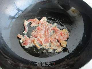 香干蒜薹炒肉丝的做法步骤:7