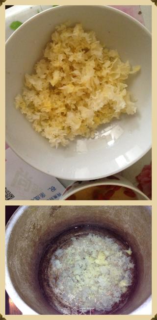 银耳莲子羹的做法步骤：5
