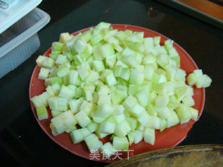 红油三丁炒饭的做法步骤:2