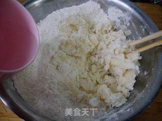 油渣萝卜丝盒子的做法步骤:3