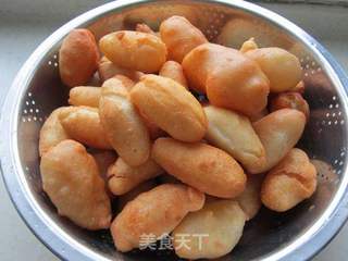 香酥牛奶糯米果的做法步骤：8