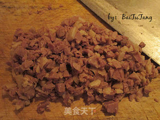 超香鸭丁炒饭的做法步骤:2