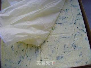 让蛋糕变得美味营养更健康---卡达仕菠菜蛋糕卷的做法步骤:17