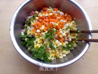【德世朗冰箱剪试用报告】玉米丸子的做法步骤:4