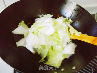 醋溜白菜的做法步骤:5