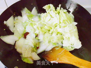 醋溜白菜的做法步骤:6