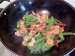 豉香荷兰豆的做法步骤:6