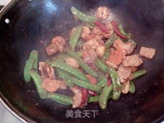 豉香荷兰豆的做法步骤:7