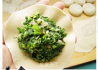 荠菜猪肉馅饼—健脾、明目、利水的做法步骤:14