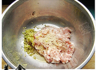 荠菜猪肉馅饼—健脾、明目、利水的做法步骤:6