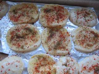 孜然烤香酥馍馍片的做法步骤:7