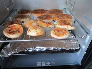 孜然烤香酥馍馍片的做法步骤:9