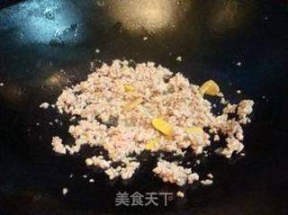 凉粉也来做早餐——瘦肉小葱煮凉粉的做法步骤：4