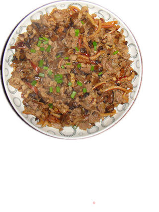 唇齿留香的干鱿蒸肉未的做法步骤:6