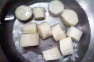 山药炖牛蹄筋的做法步骤:3