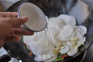 炝炒山药片的做法步骤:9