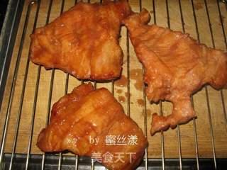 蜜汁猪颈肉的做法步骤:6