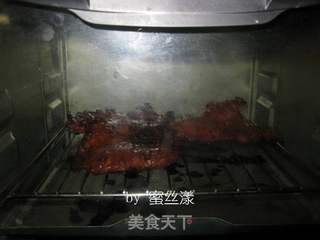 蜜汁猪颈肉的做法步骤:7
