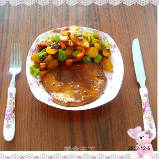 香煎牛排的做法步骤:11
