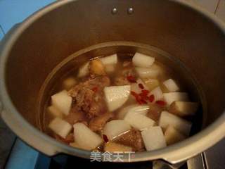 萝卜山药炖排骨--萝卜第二辑的做法步骤:6
